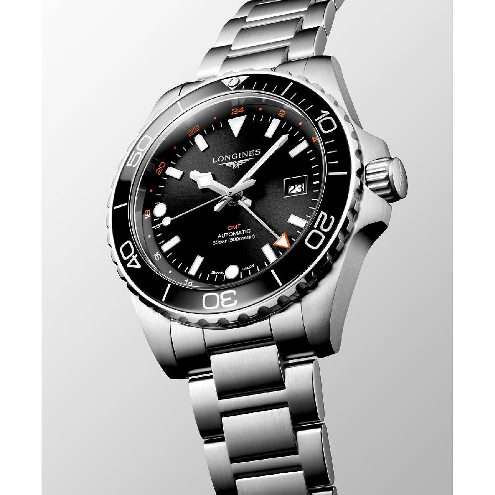 Longines Herrenuhr Hydroconquest GMT L38904566 Valentinstagsangebot