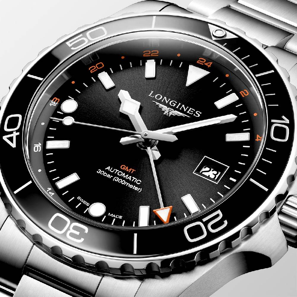 Longines Herrenuhr Hydroconquest GMT L38904566 Valentinstagsangebot
