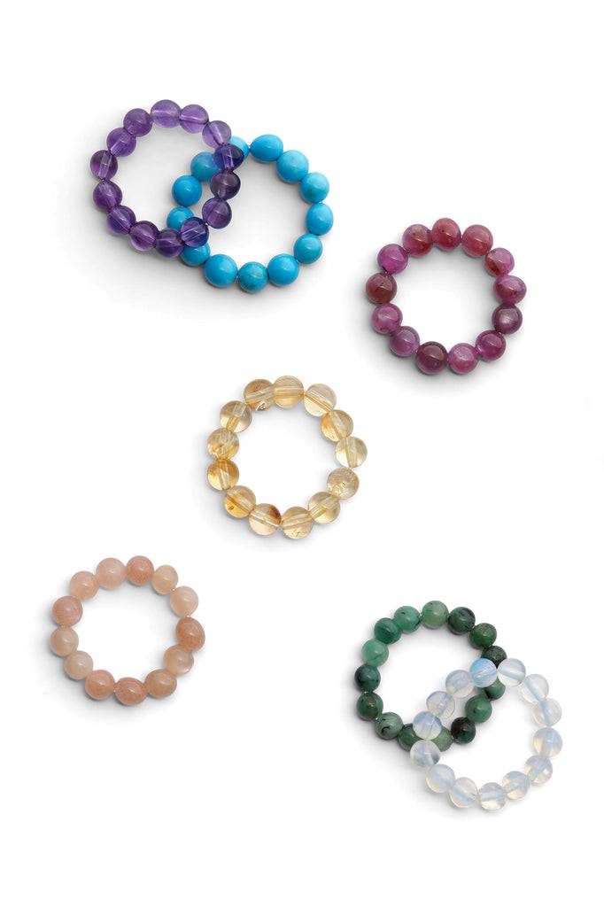 JUKSEREI BIRTHSTONE BUNGEE RING Muttertagsangebot