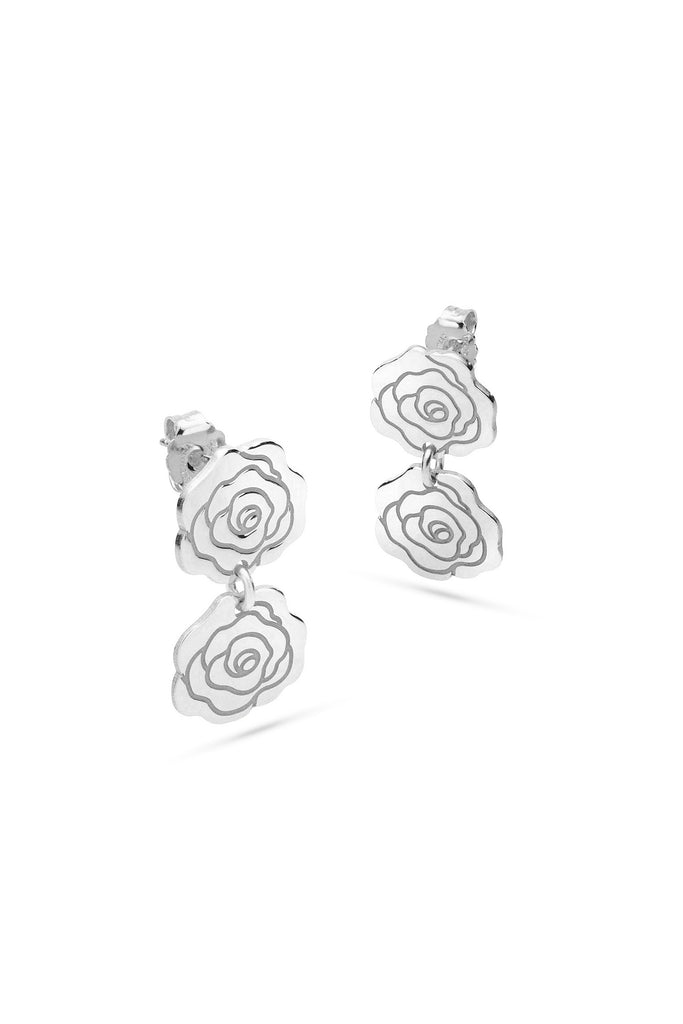 JUKSEREI ROSE DUO EARRINGS Bestseller