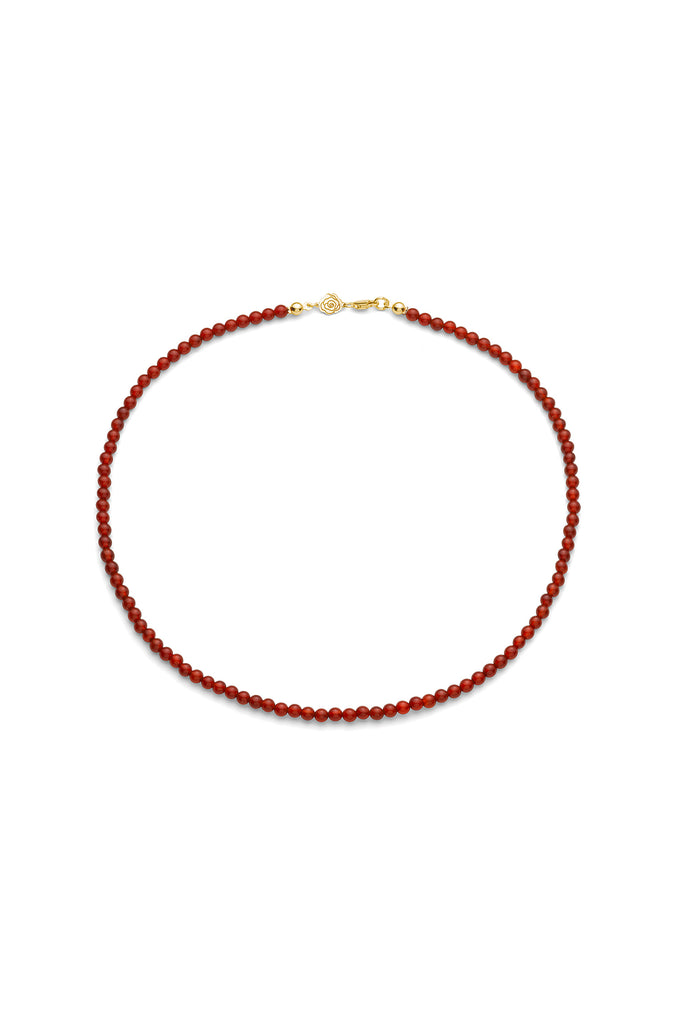 JUKSEREI ROSE CARNELIAN NECKLACE Tiefpreis