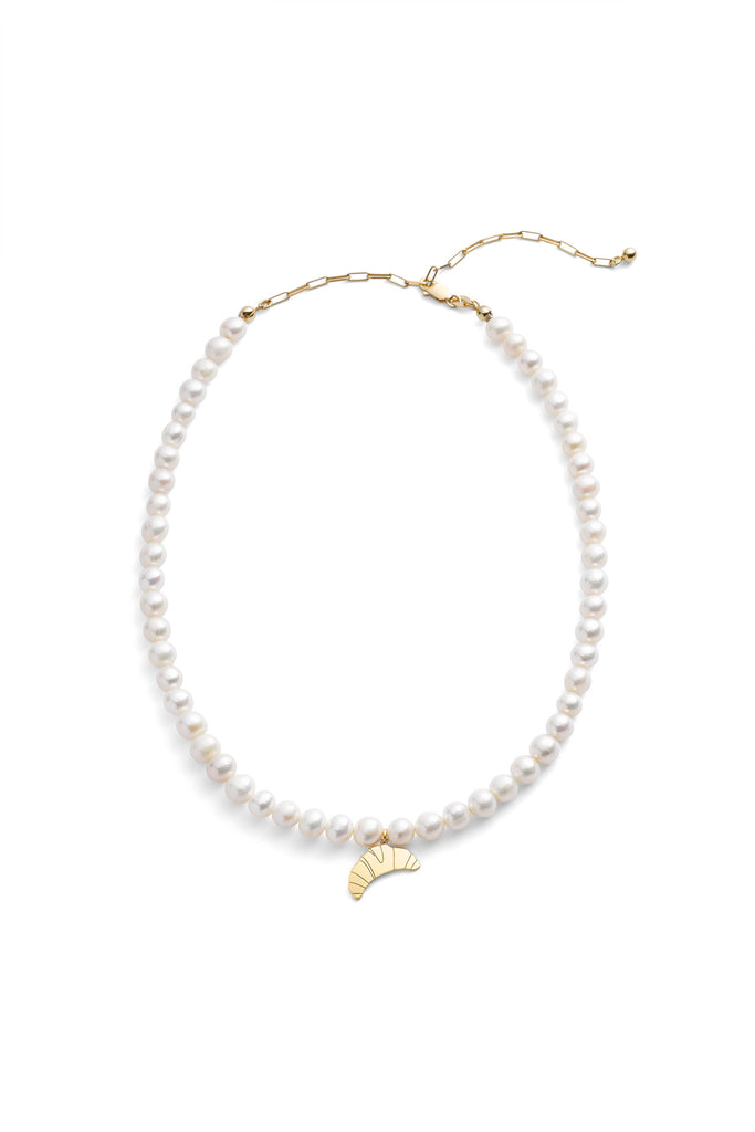 JUKSEREI CROISSANT PEARL NECKLACE Zeitbegrenzte Promotion