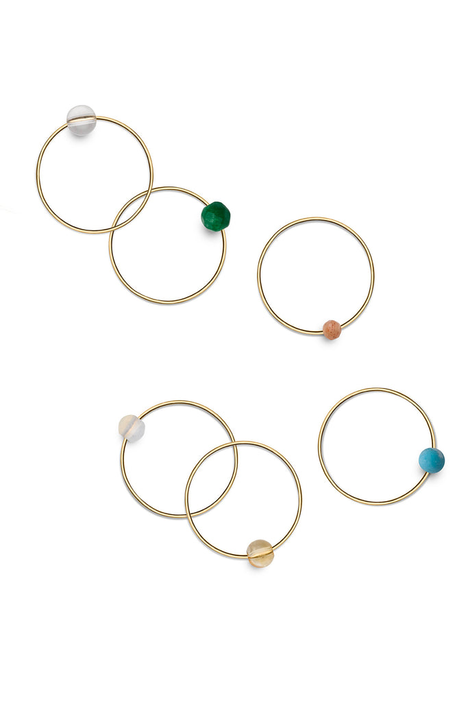 JUKSEREI BIRTHSTONE RING Vierteljährliche Förderung