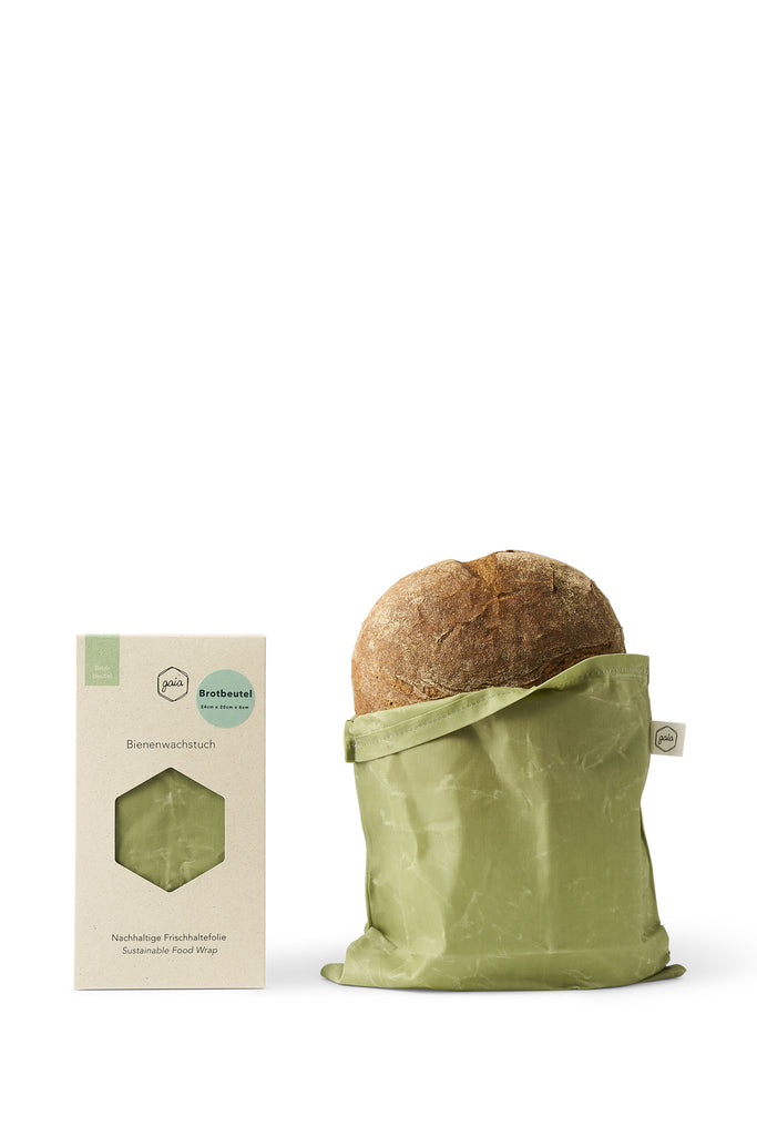 JUKSEREI GAIA · ORGANIC BEESWAX BREAD BAG LARGE Räumungsverkauf