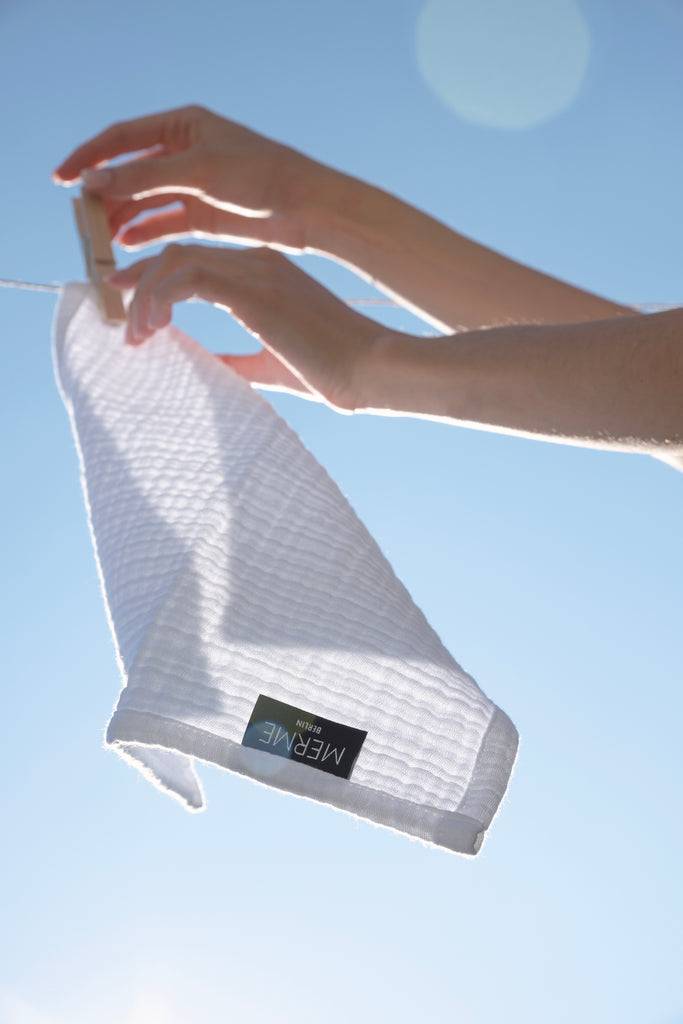 JUKSEREI MERME · FACIAL MUSLIN CLOTHS 3PAX Große Rabatte