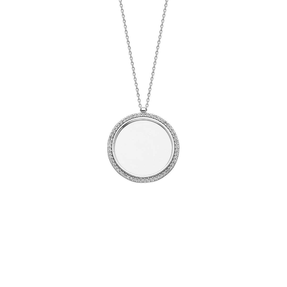 Kardelen Zirkonia Plättchen Gravurkette - 925 SILBER Tägliche Deals