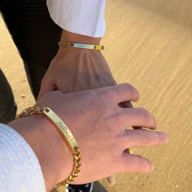 Kardelen ID-PARTNERARMBAND MIT GRAVUR Tiefpreis