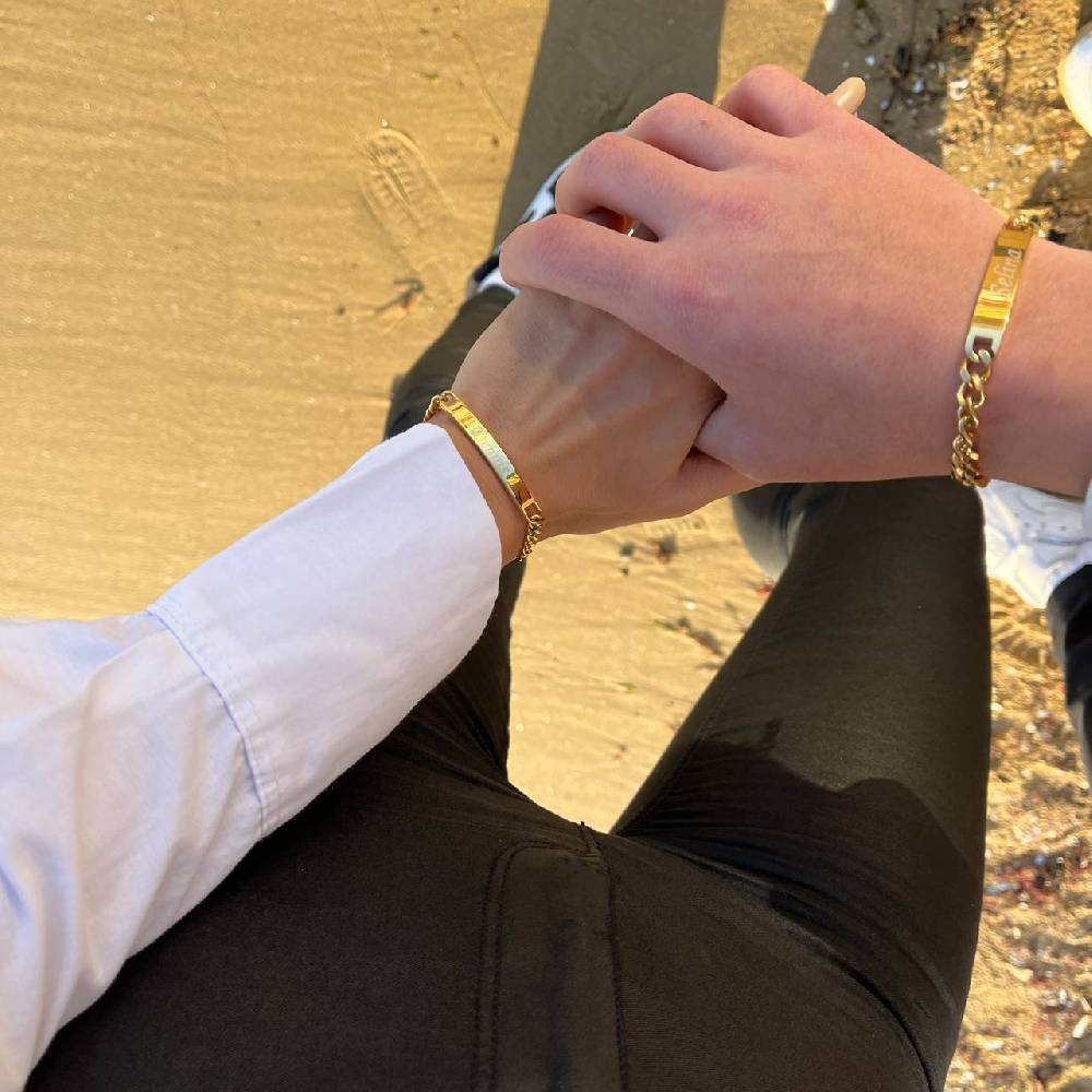 Kardelen ID-PARTNERARMBAND MIT GRAVUR Tiefpreis