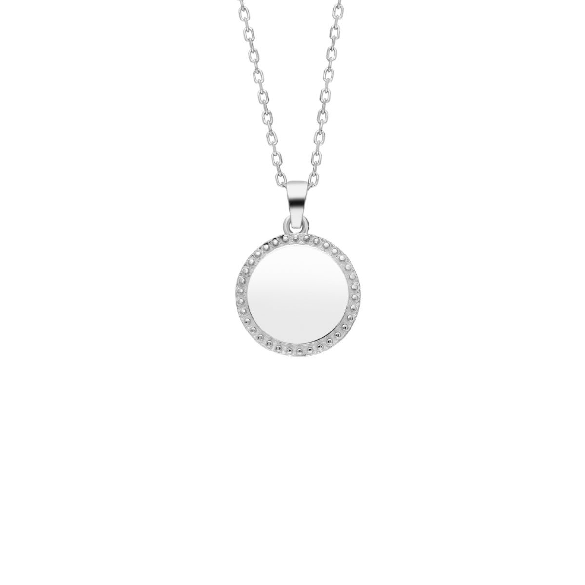 Kardelen Round Gravurkette - 925 SILBER Bis zu 50% Rabatt