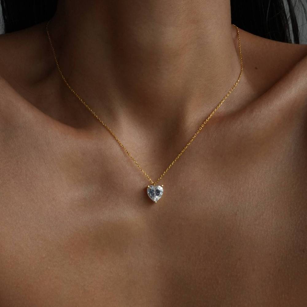 Kardelen FELICITY LOVE NECKLACE - 925 SILBER Riesige Rabatte