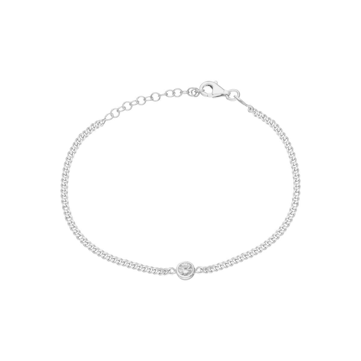 Kardelen Solitaire Armkette - 925 SILBER Kostenloser Versand