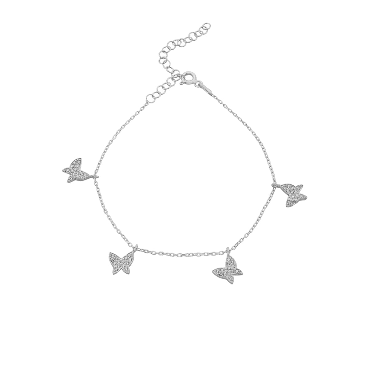 Kardelen Butterfly Armkette - 925 SILBER Fabrikpreis