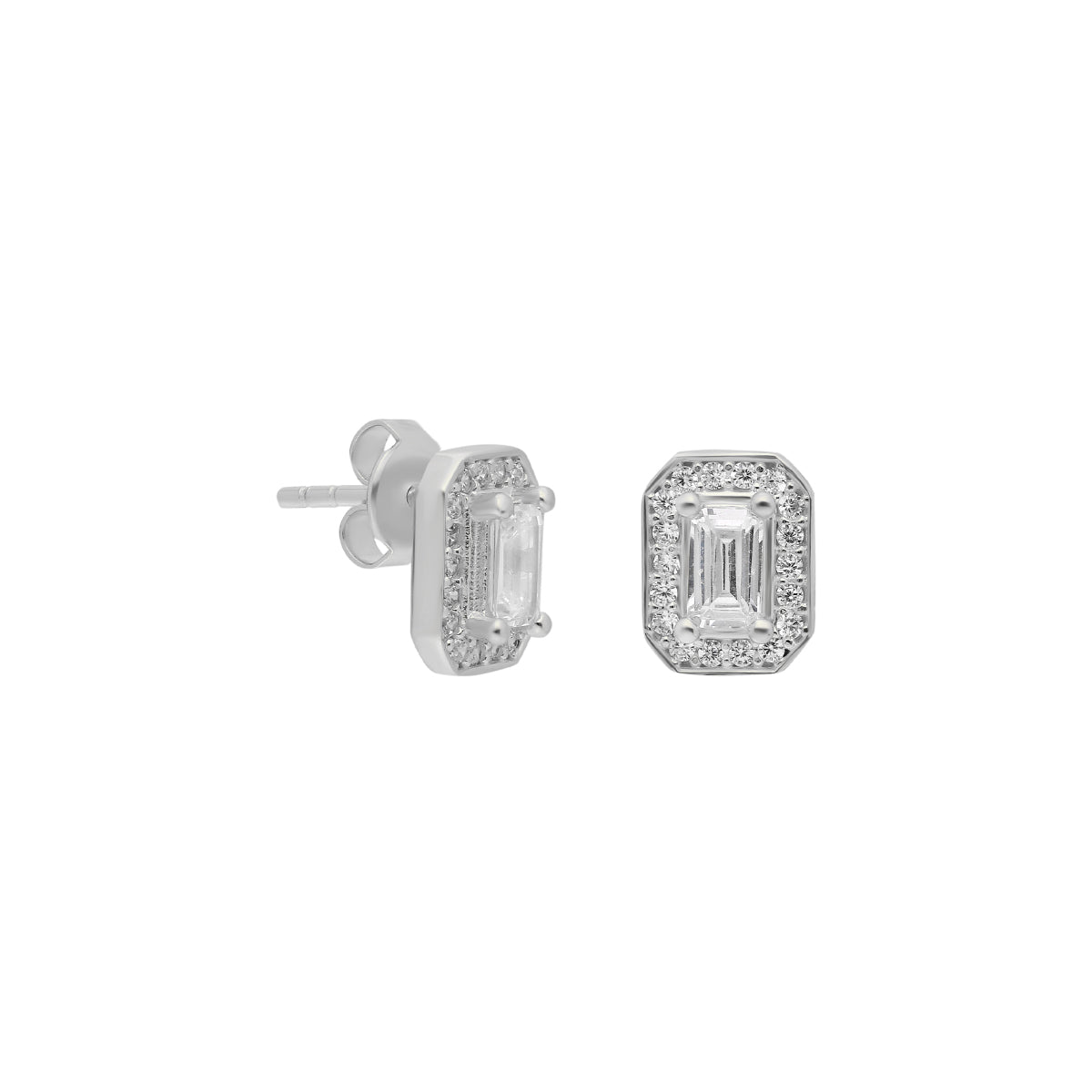 Kardelen Baguette Ohrring - 925 SILBER Günstig kaufen