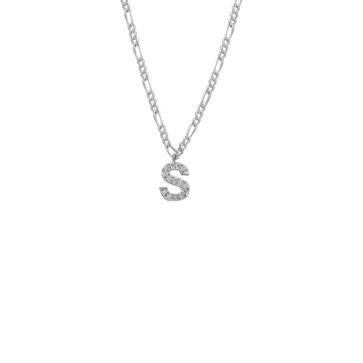 Kardelen Buchstabenkette mit Zirkonia Stein - 925 SILBER Flash Sale