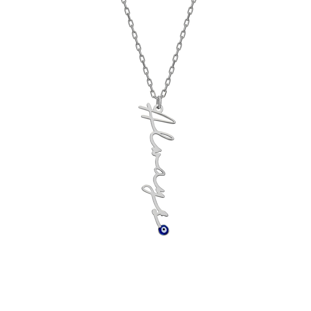 Kardelen Signaturkette mit Nazarauge - 925 SILBER Cyber Monday