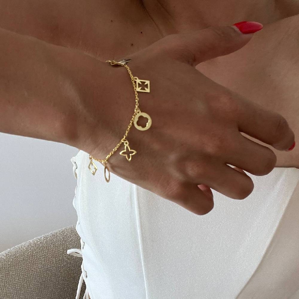 Kardelen Elenora Charm Armband - 925 SILBER Neueste Stile