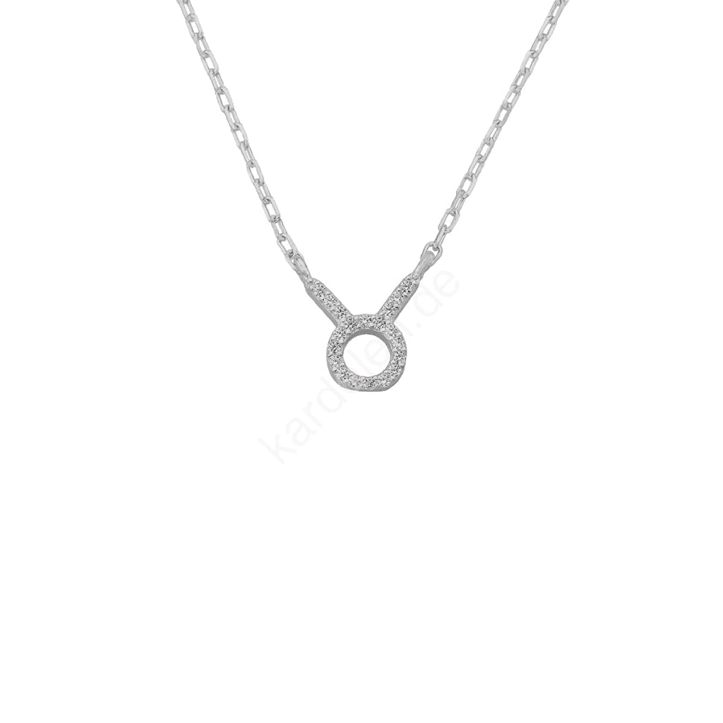 Kardelen STERNZEICHEN ZIRKONIA HALSKETTE - 925 SILBER Weihnachtsangebot