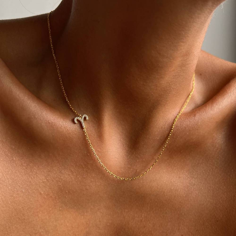 Kardelen STERNZEICHEN NECKLACE - 925 SILBER Jubiläumsangebot