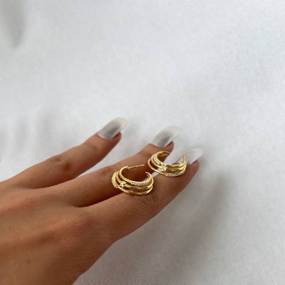 Kardelen Trois Rayons Ohrring - 925 SILBER Hotsell