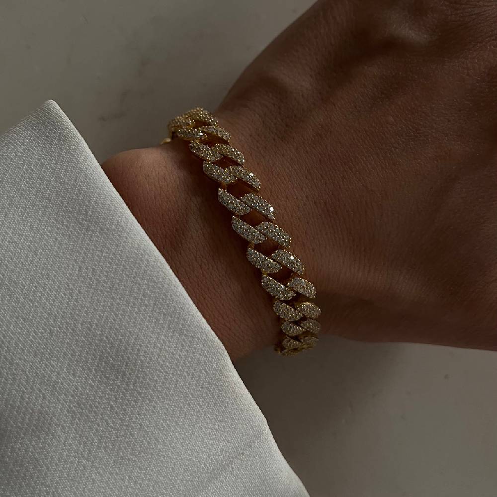 Kardelen Gourmet Zirkonia Armkette - 925 SILBER Kostenloser Versand