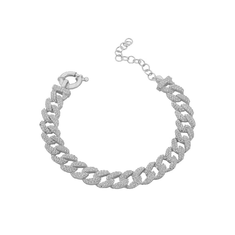Kardelen Gourmet Zirkonia Armkette - 925 SILBER Kostenloser Versand