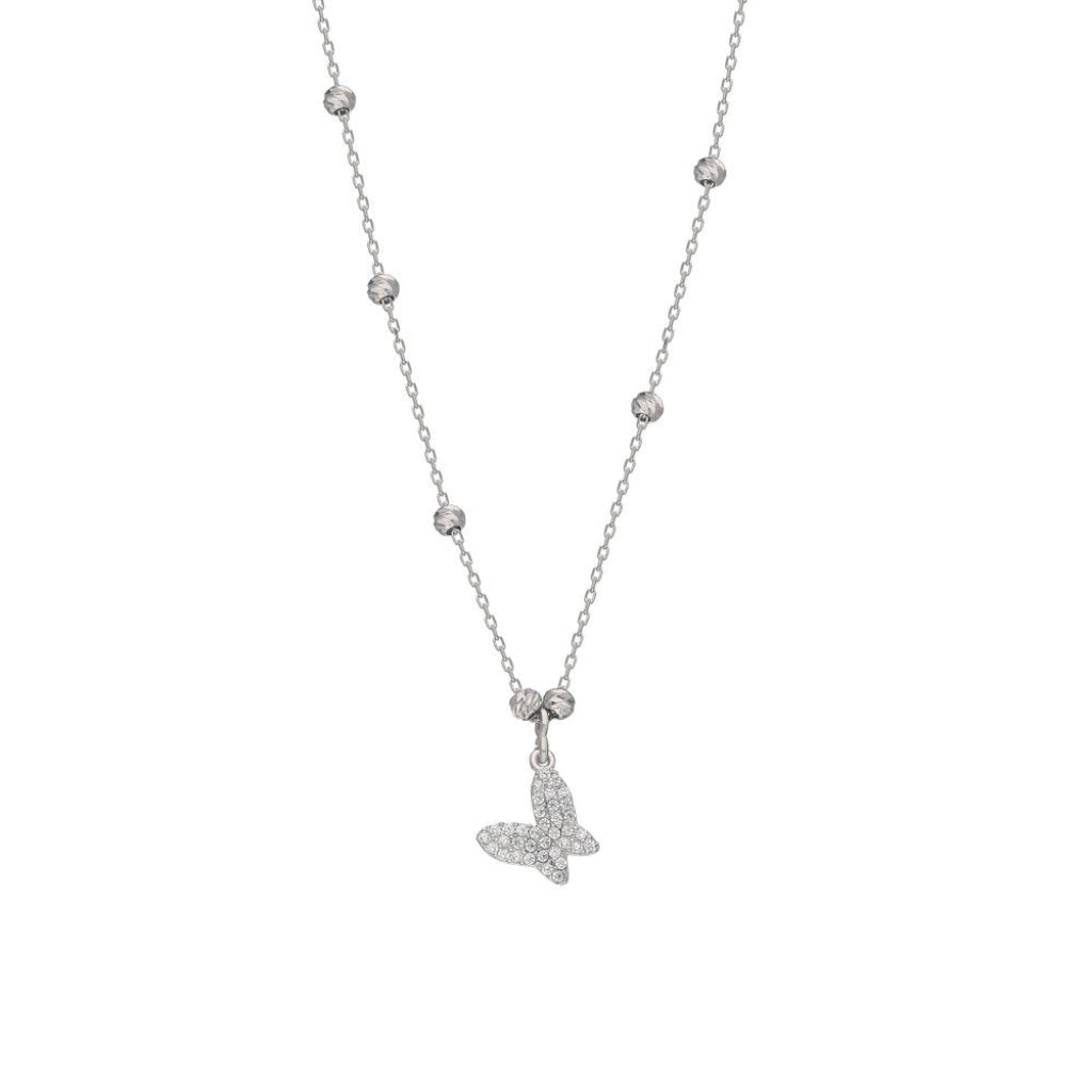 Kardelen BUTTERFLY BALL HALSKETTE - 925 SILBER Fabrikpreis