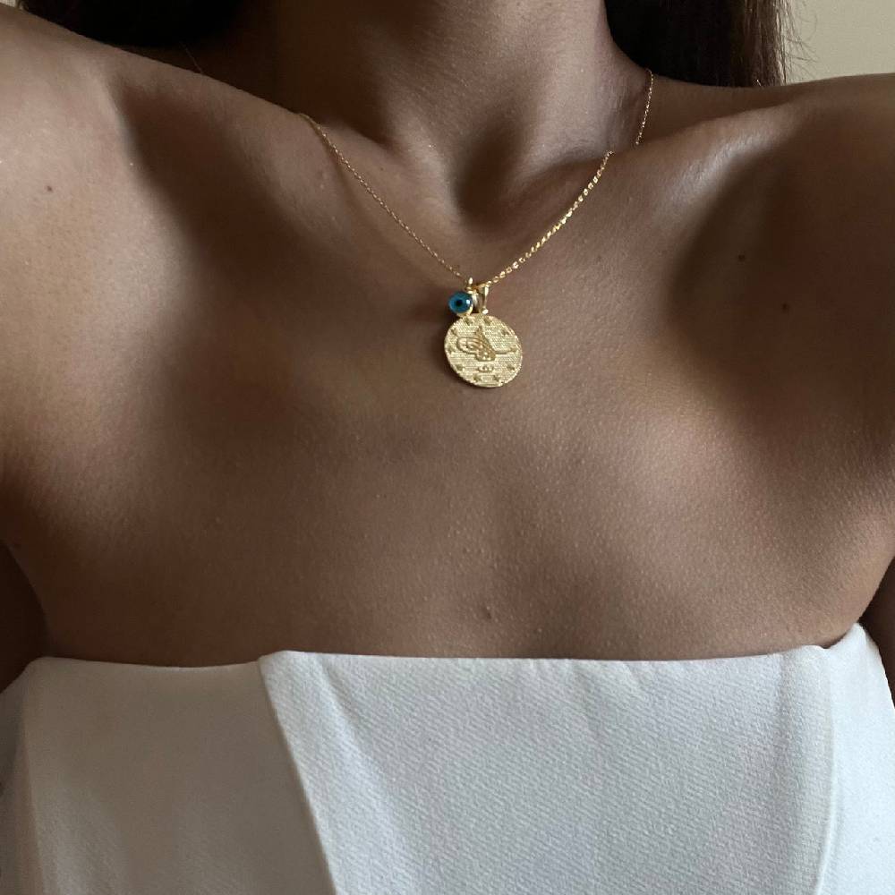 Kardelen Resat Kette mit Nazarauge - 925 SILBER Weihnachtsangebot