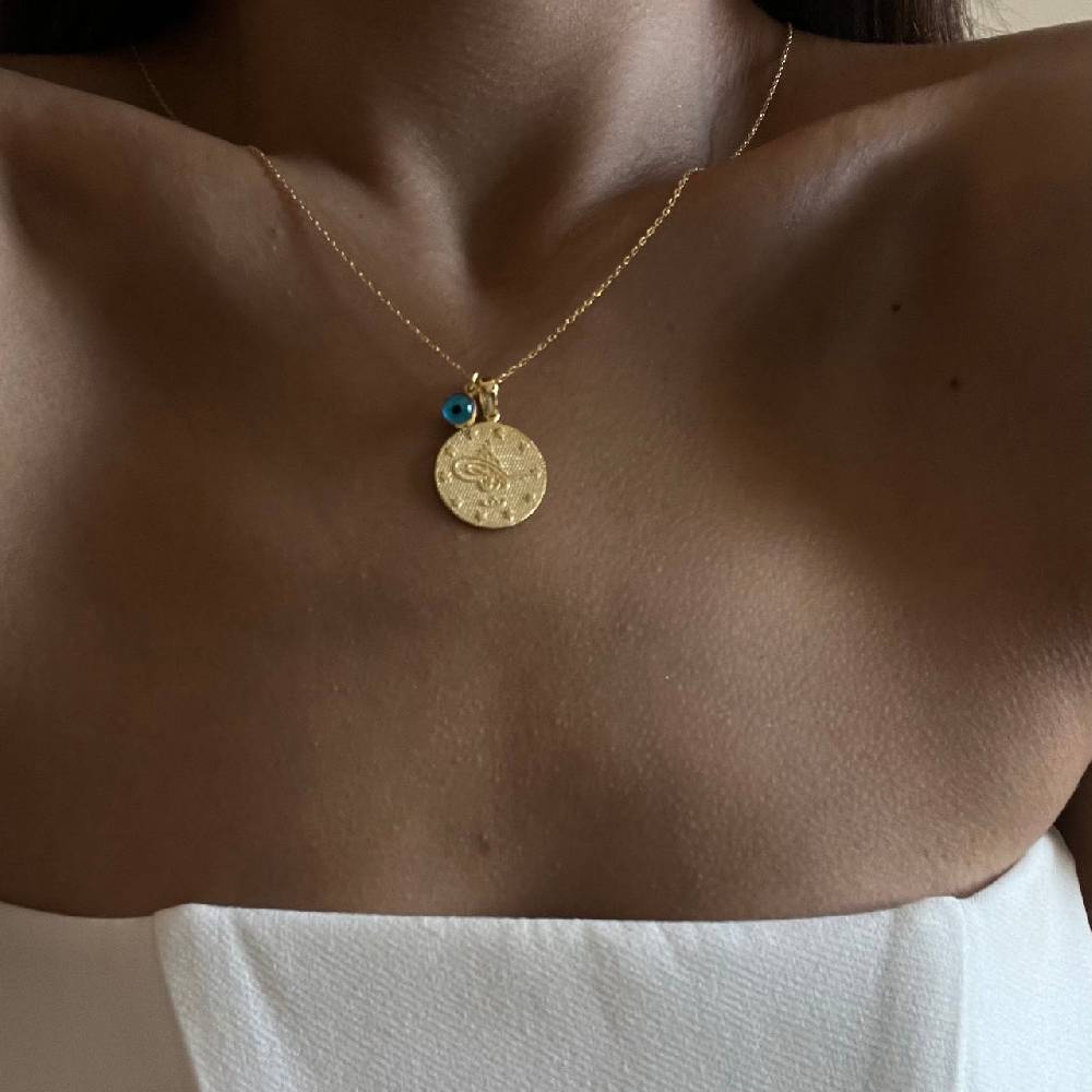 Kardelen Resat Kette mit Nazarauge - 925 SILBER Weihnachtsangebot