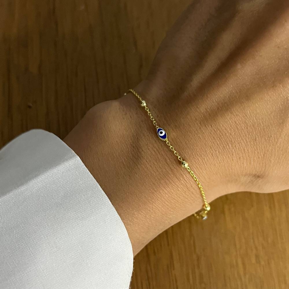 Kardelen Mini Nazar Armband - 925 SILBER Online Outlet