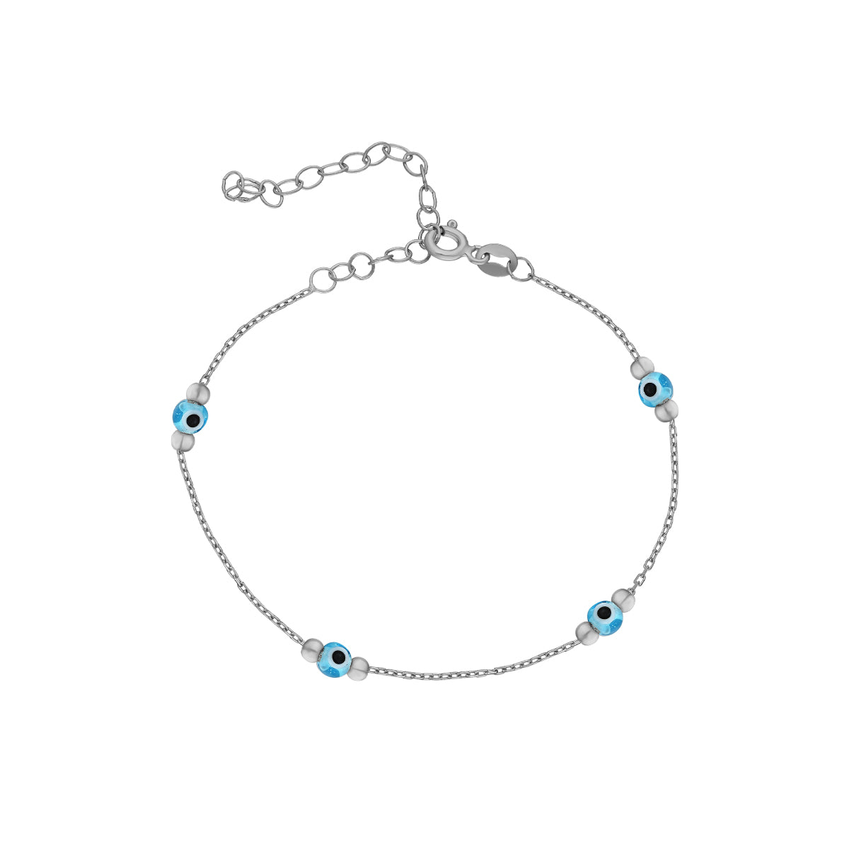 Kardelen Four Eye Nazar Armkette - 925 SILBER Blitzangebot