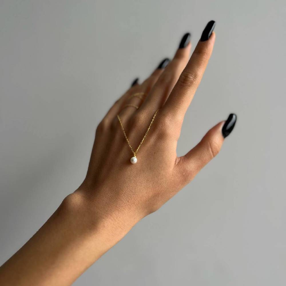 Kardelen Mini Pearl Halskette - 925 SILBER zollfrei