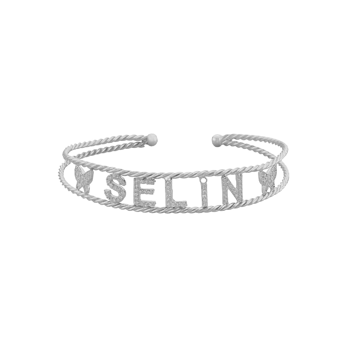 Kardelen Naome Armband mit Wunschname - 925 SILBER Preisnachlass