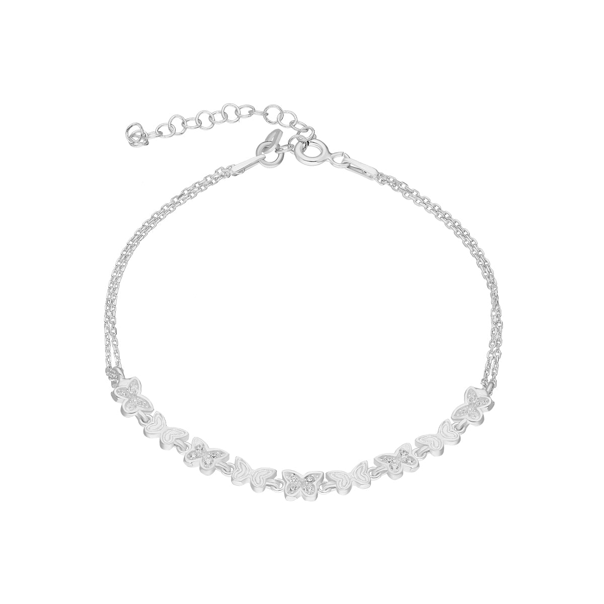 Kardelen Butterfly Armkette Mini - 925 SILBER Jubiläumsangebot