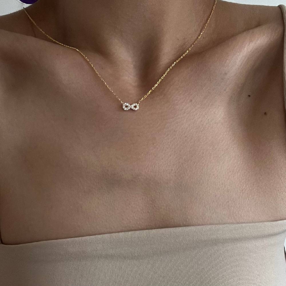 Kardelen MİNİMAL UNENDLİCHKEİTSSYMBOL Halskette - 925 SILBER JETZT KAUFEN