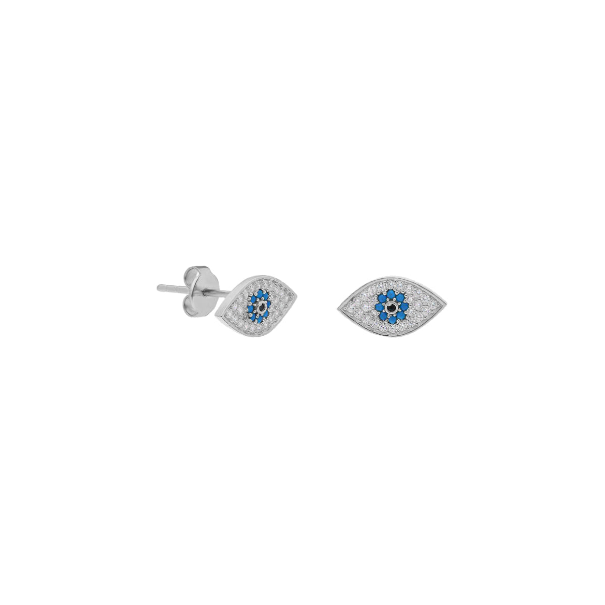 Kardelen Diamond Nazar Ohrring - 925 SILBER Rabatt