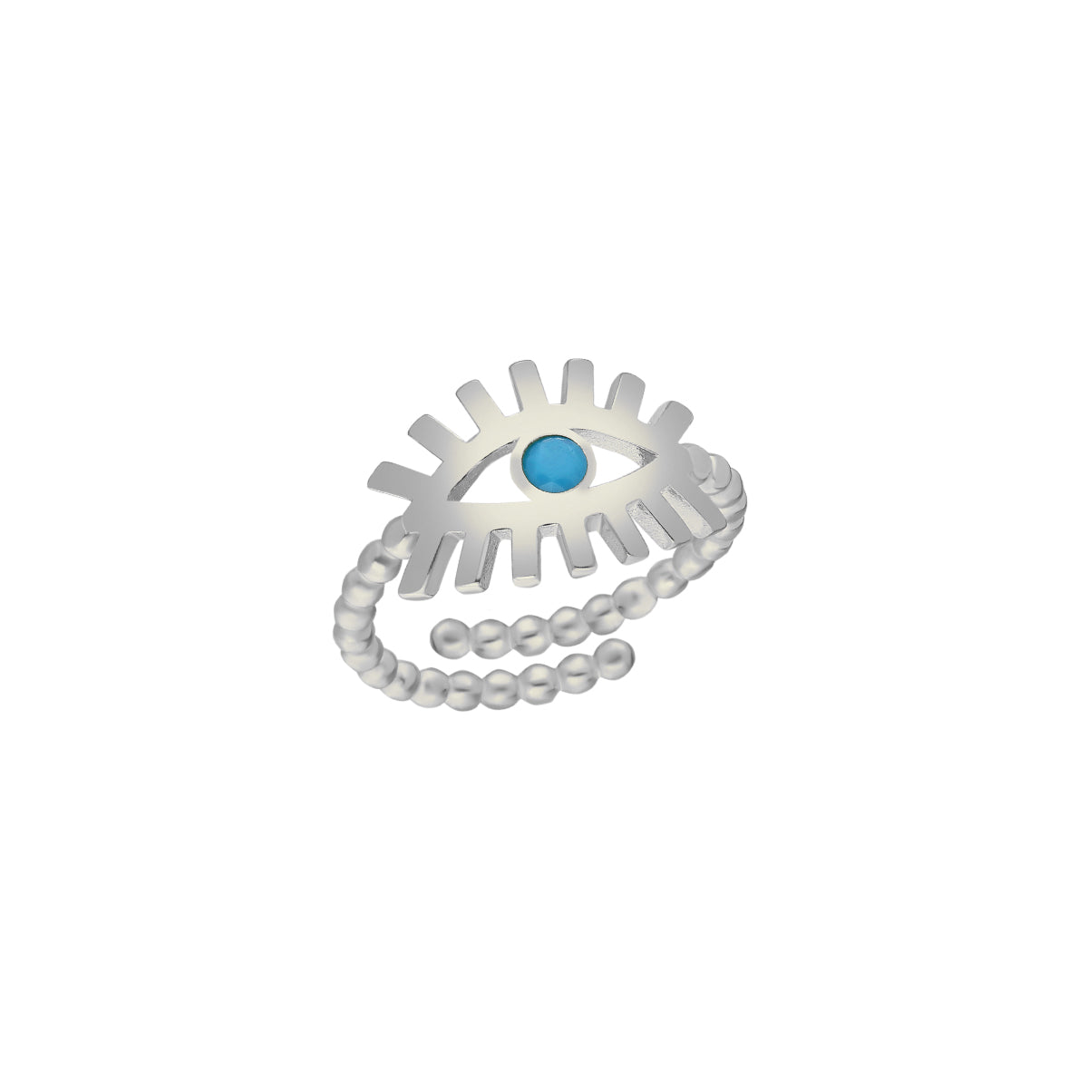 Kardelen Eye Ring - 925 SILBER Großer Ausverkauf