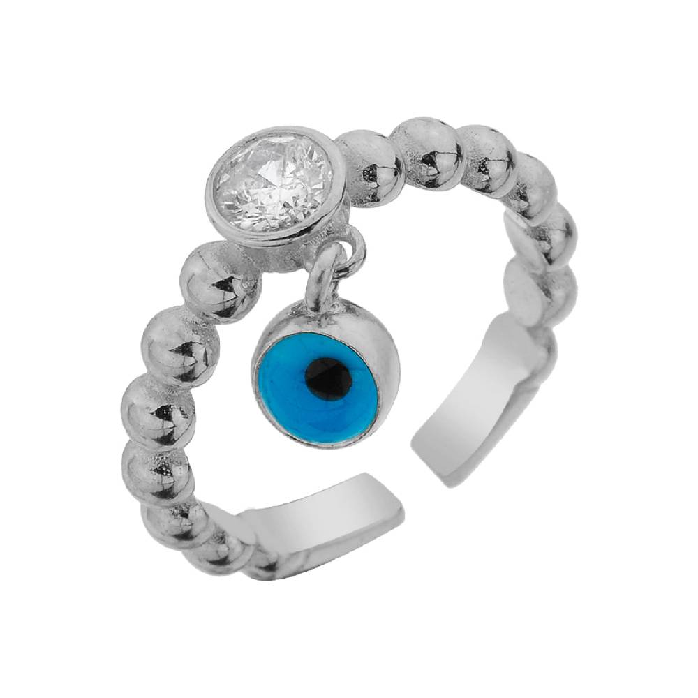 Kardelen Nazar Stone Ring - 925 SILBER Exklusivangebot