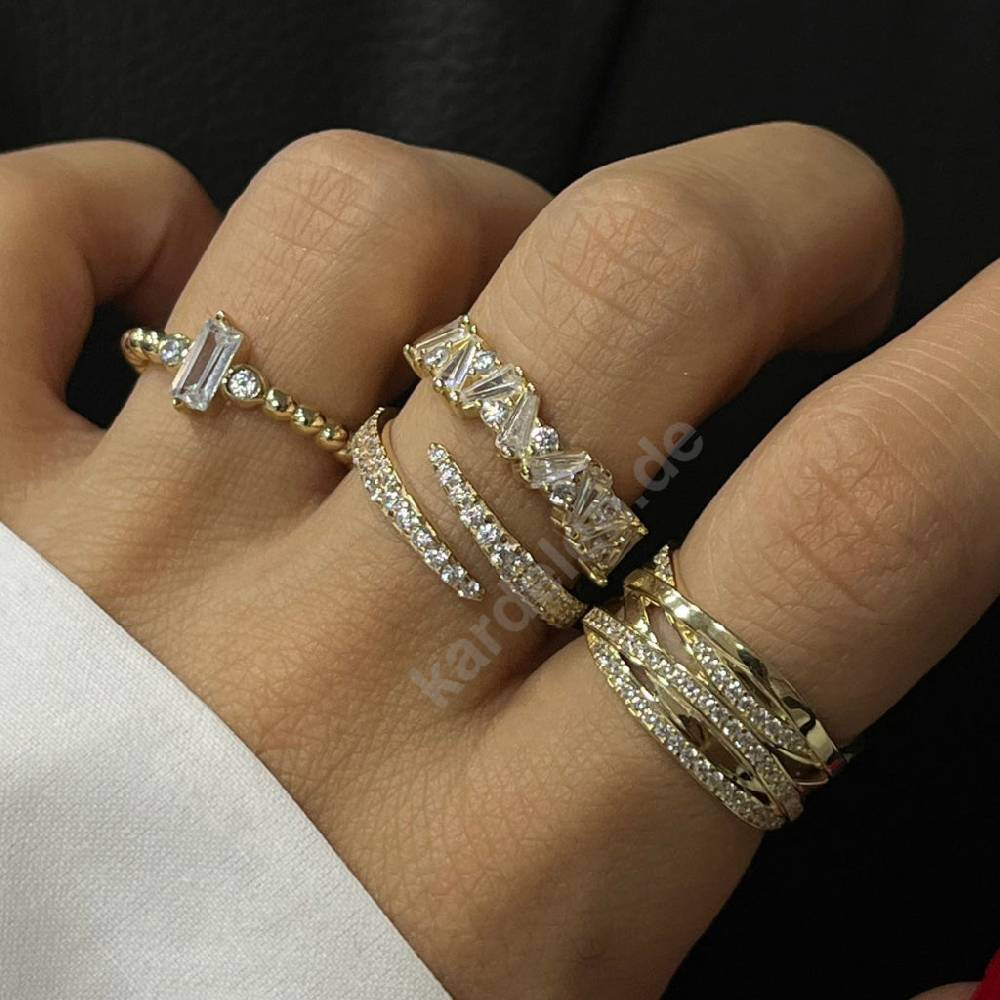 Kardelen 14K GOLD TEFNUT RING Auslauf