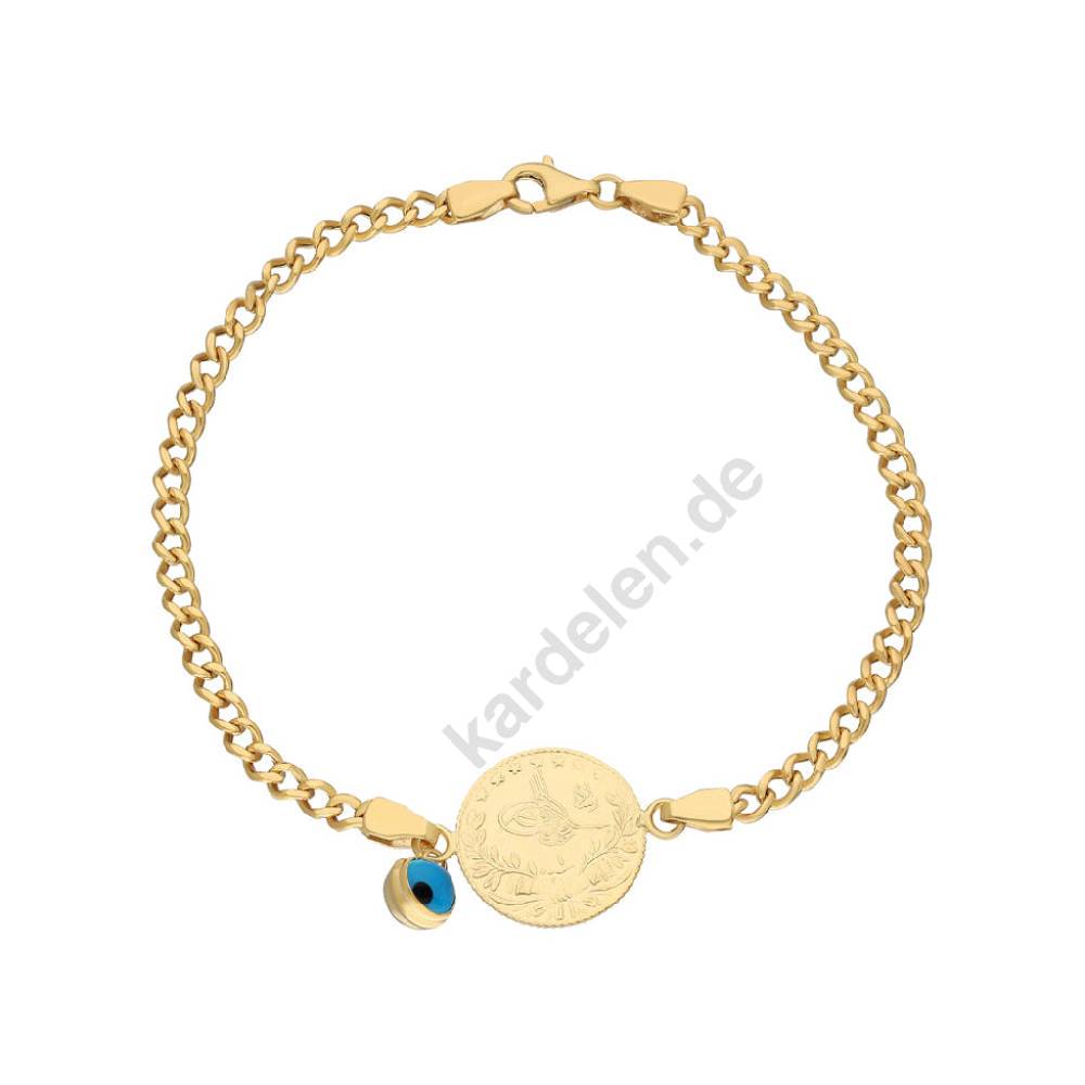 Kardelen 22K RESAT GOURMET ARMKETTE Kostenloser Versand