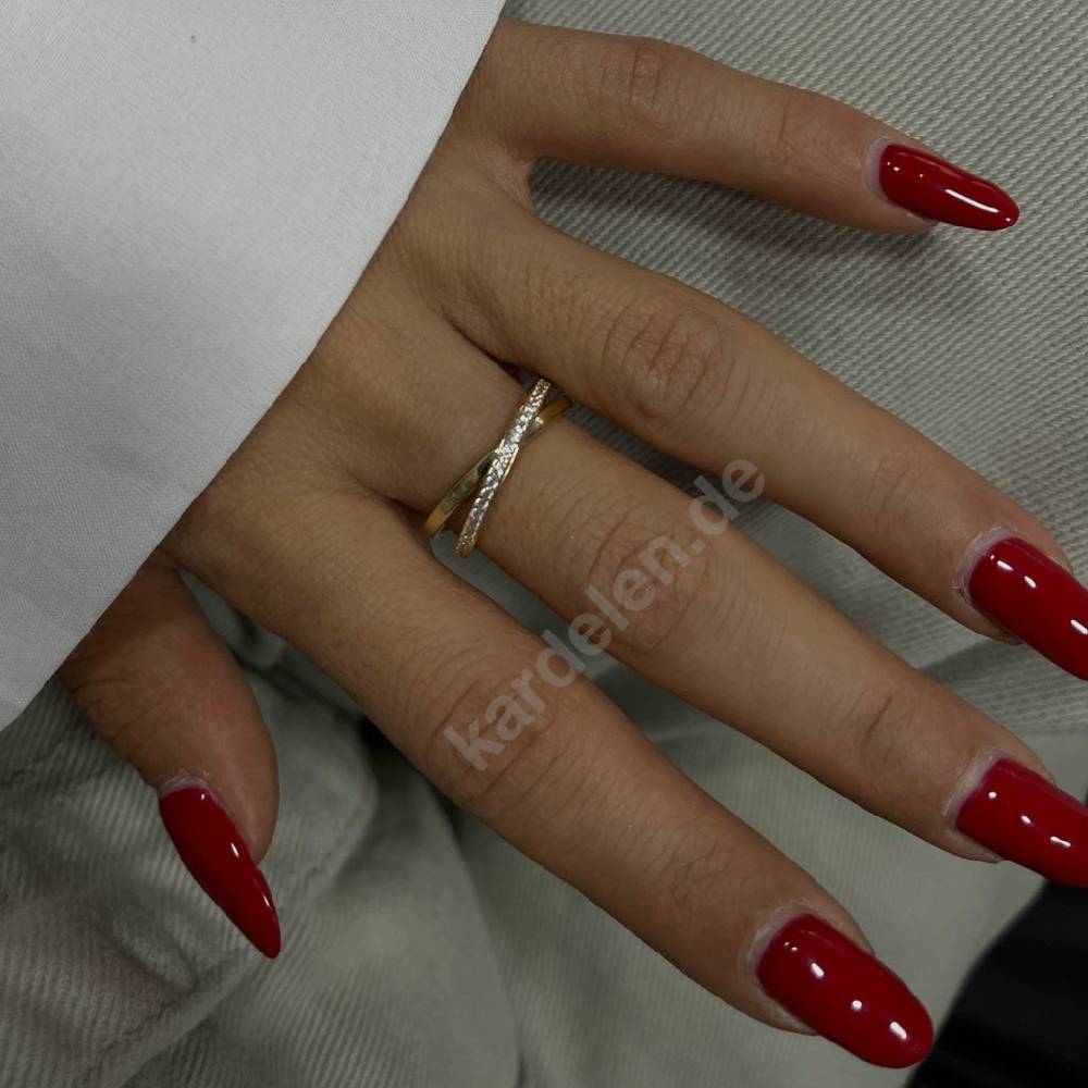 Kardelen 14K Gold Circle Zirkonia Ring Fabrikpreis