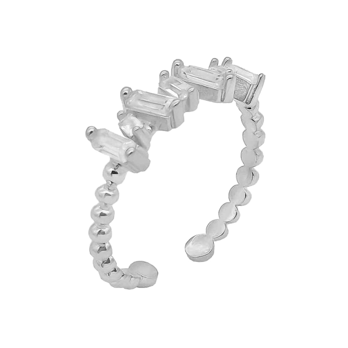 Kardelen BAGUETTE SHIFT RING - 925 SILBER Cyber Monday