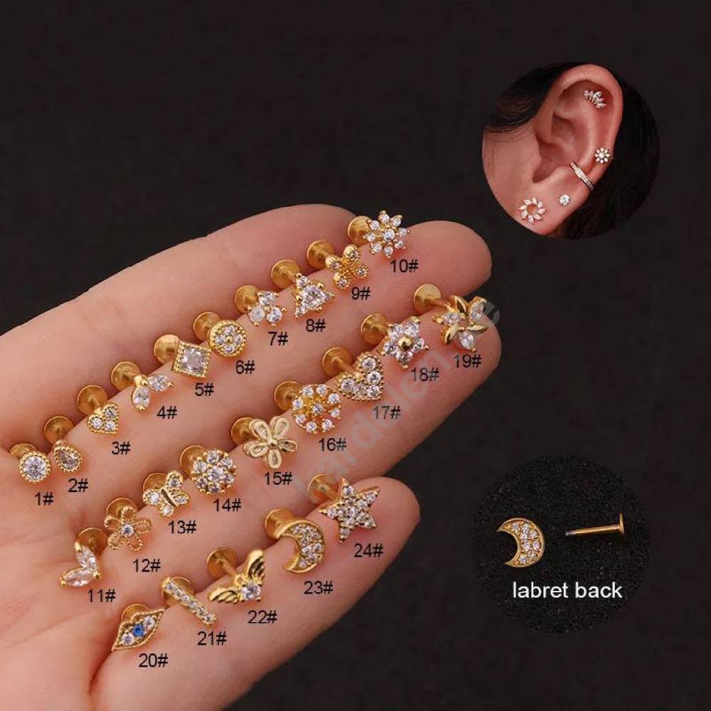 Kardelen Labret Back Body Piercing Weihnachtsangebot