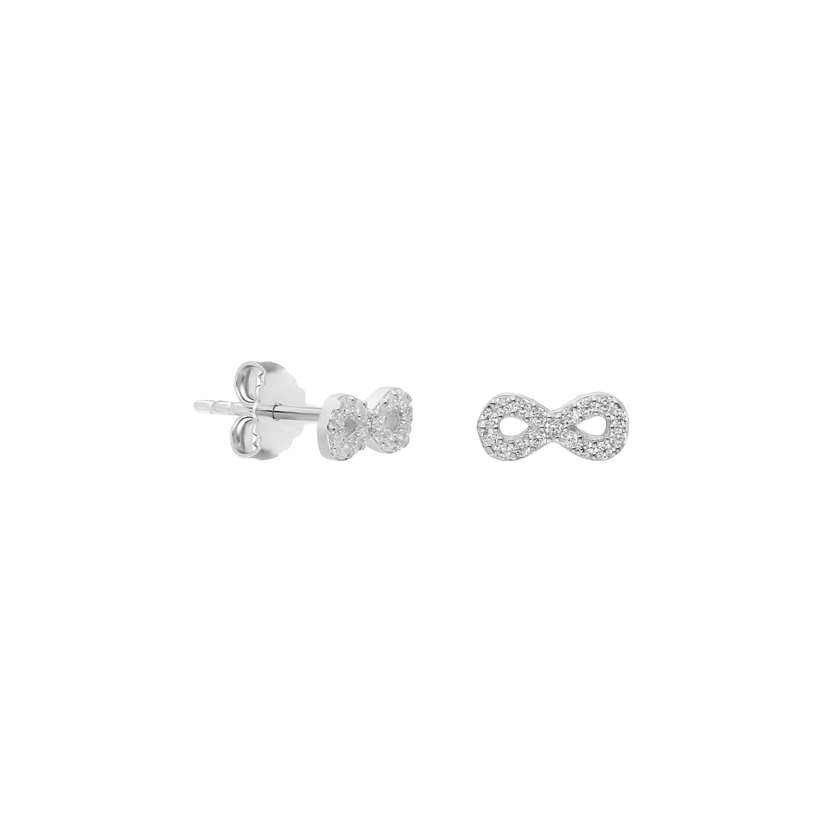Kardelen Infinity Ohrstecker - 925 SILBER Valentinstagsangebot