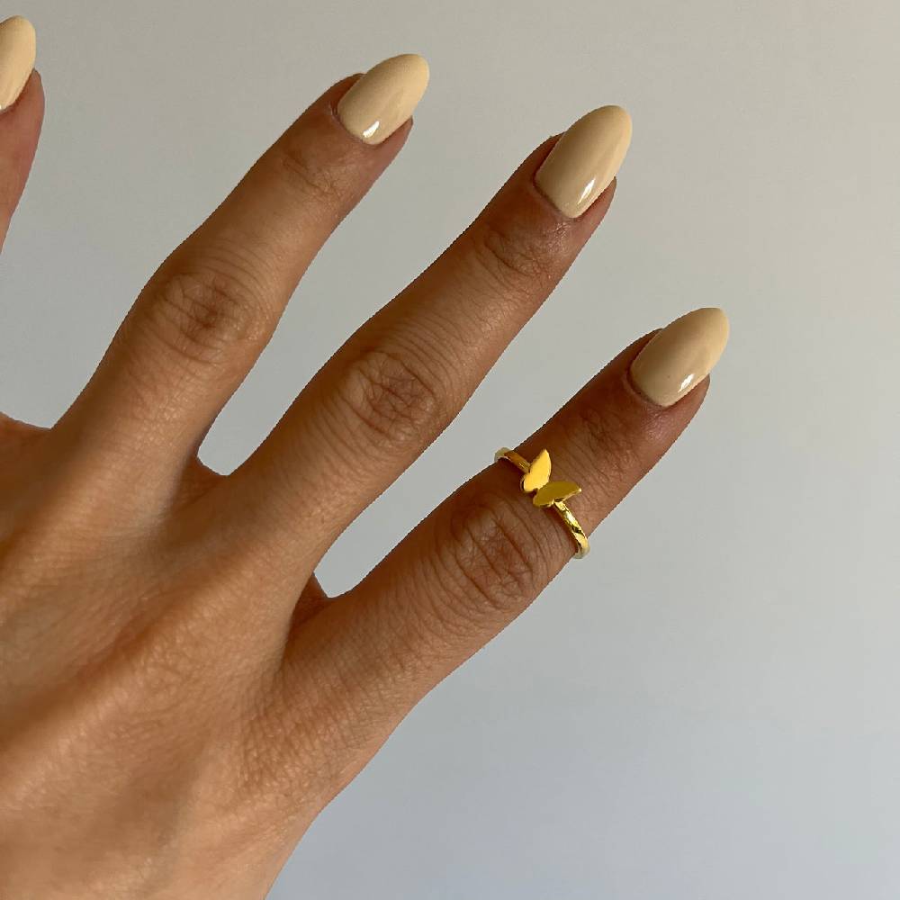 Kardelen Basic Schmetterling Ring - 925 SILBER Wochenangebot