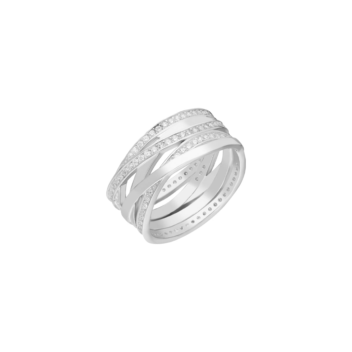 Kardelen Big Shaylee Zirkonia Ring - 925 SILBER Neueste Stile