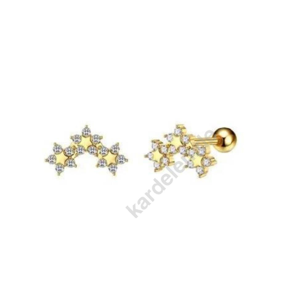 Kardelen Triple Flower Piercing Discount Store für neue Produkte