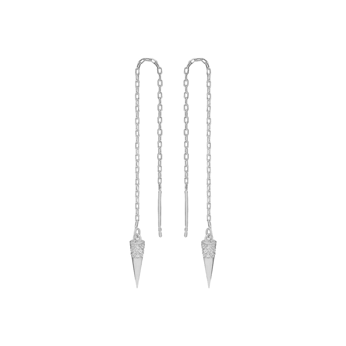 Kardelen Pointed Zirkonia Ohrring - 925 SILBER Im Verkauf