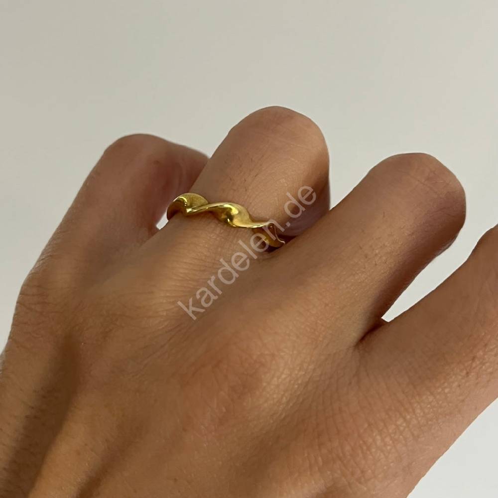 Kardelen Spiral Design Ring - 925 SILBER 50% Rabatt für begrenzte Zeit