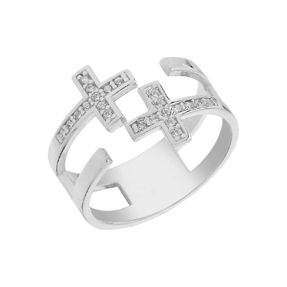 Kardelen Kreuz Ring - 925 SILBER Hotsell