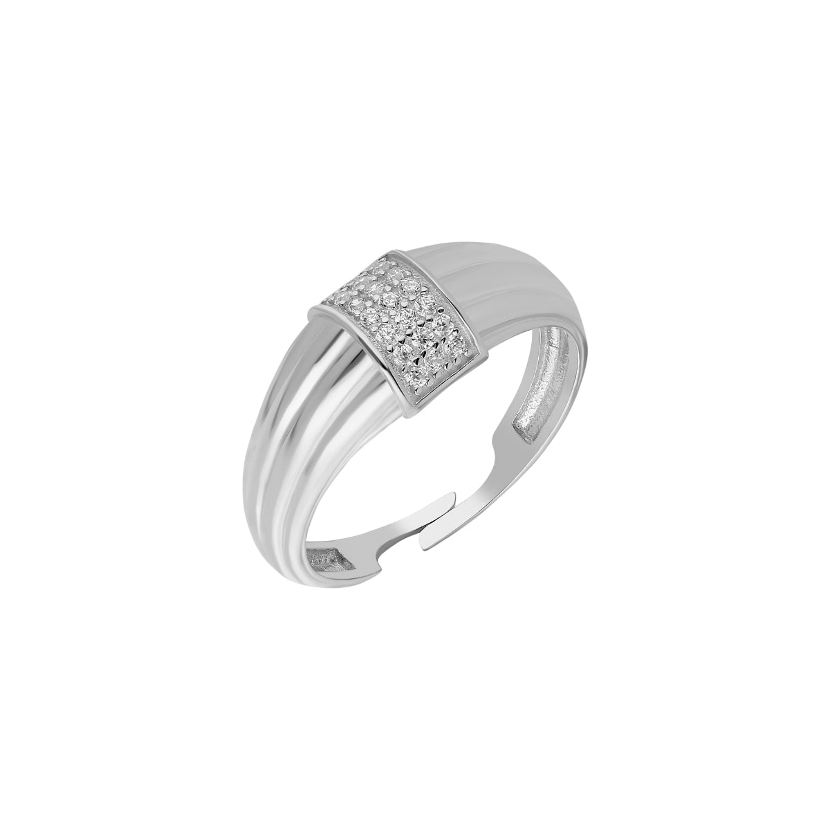 Kardelen Zirkonia Rund Ring - 925 SILBER Günstiger Verkauf